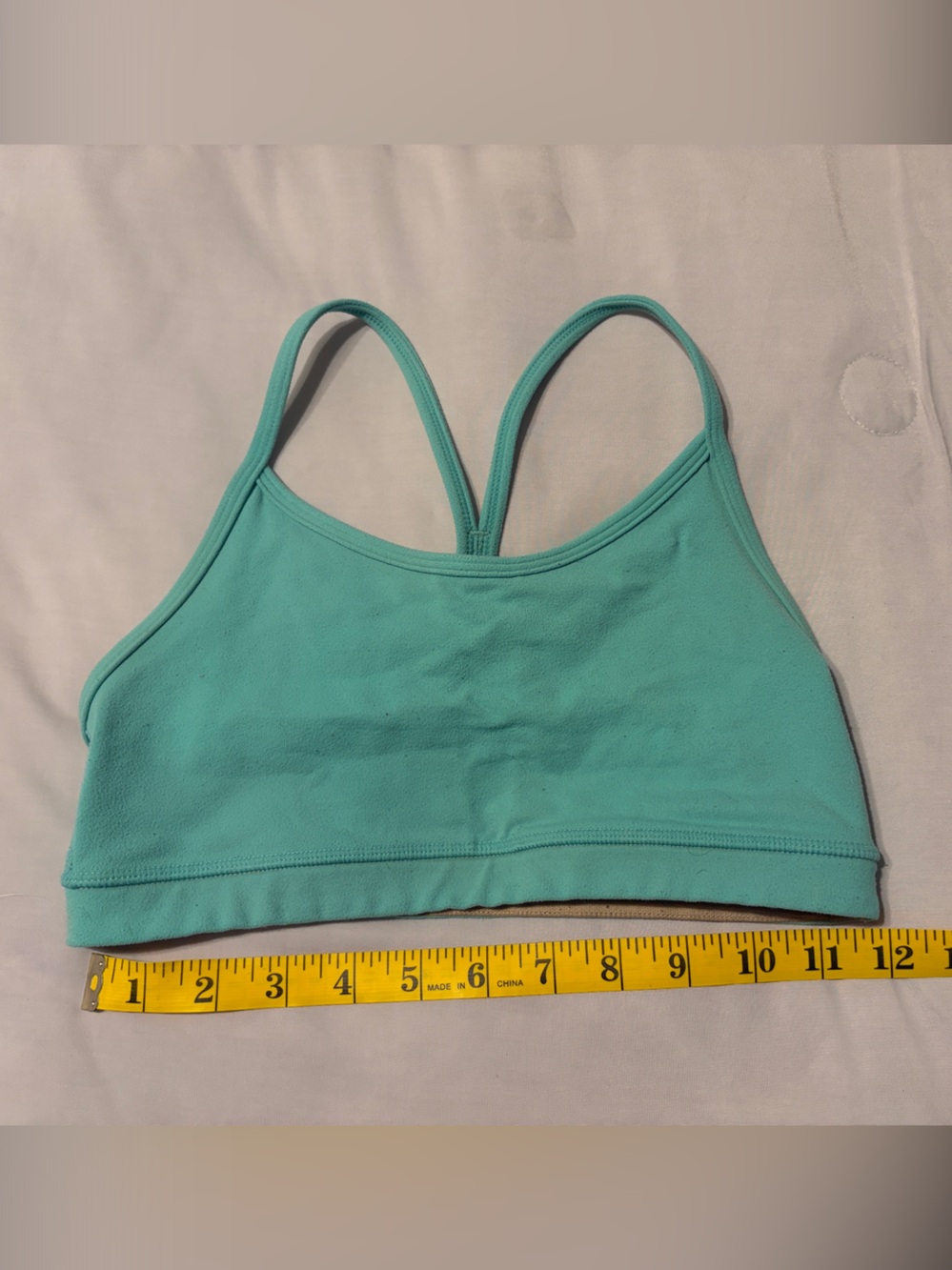 lululemon athletica Light Teal Strappy Sports Bralette
